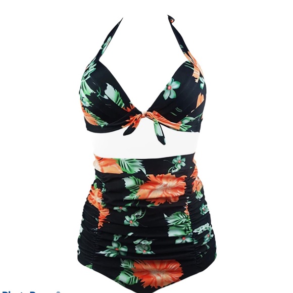 Other - High waisted halter top bikini